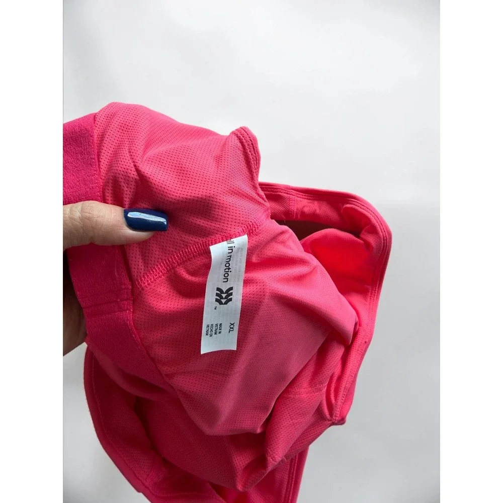 Zella Black Athletic‎ Skort & All In Motion Pink Shelf Bra Tank Set Women's XXL